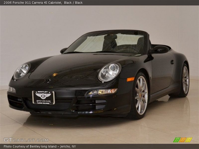 Black / Black 2006 Porsche 911 Carrera 4S Cabriolet