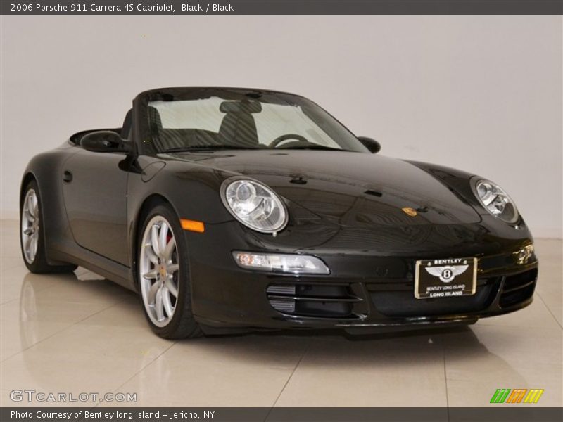 Black / Black 2006 Porsche 911 Carrera 4S Cabriolet