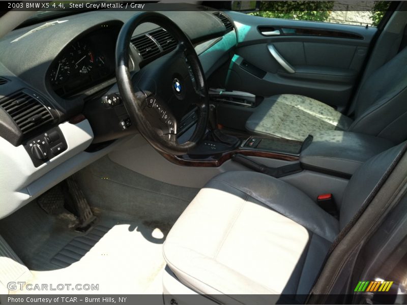 Steel Grey Metallic / Gray 2003 BMW X5 4.4i