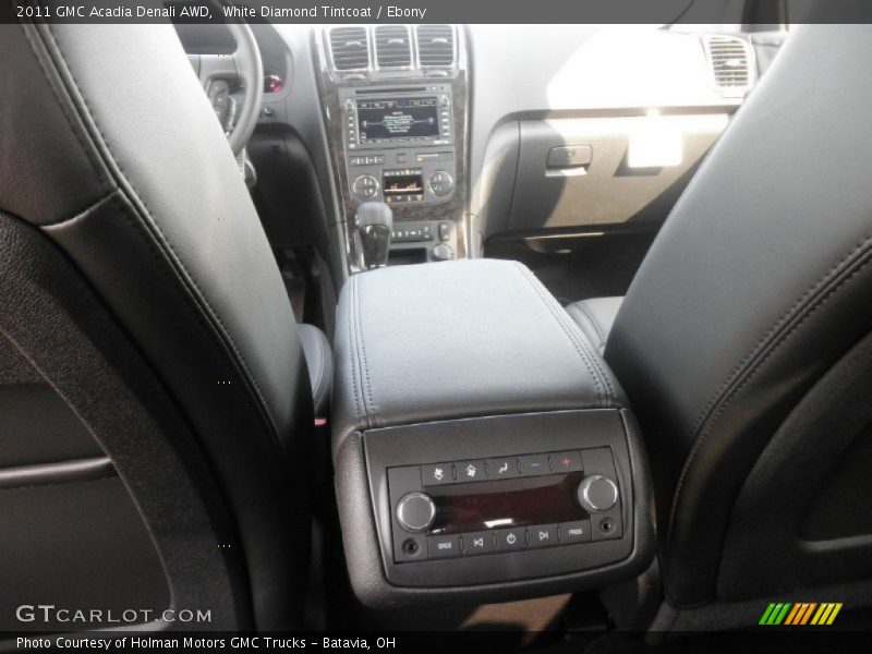 White Diamond Tintcoat / Ebony 2011 GMC Acadia Denali AWD