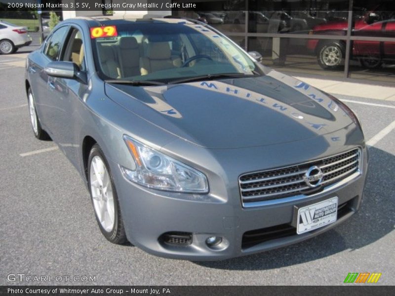 Precision Gray Metallic / Caffe Latte 2009 Nissan Maxima 3.5 SV