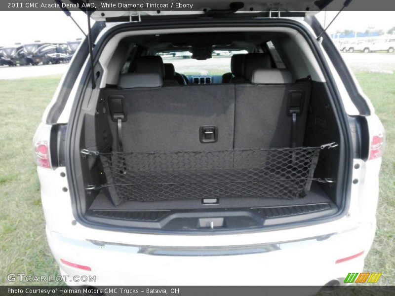 White Diamond Tintcoat / Ebony 2011 GMC Acadia Denali AWD