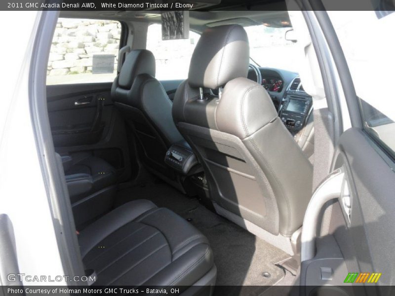 White Diamond Tintcoat / Ebony 2011 GMC Acadia Denali AWD