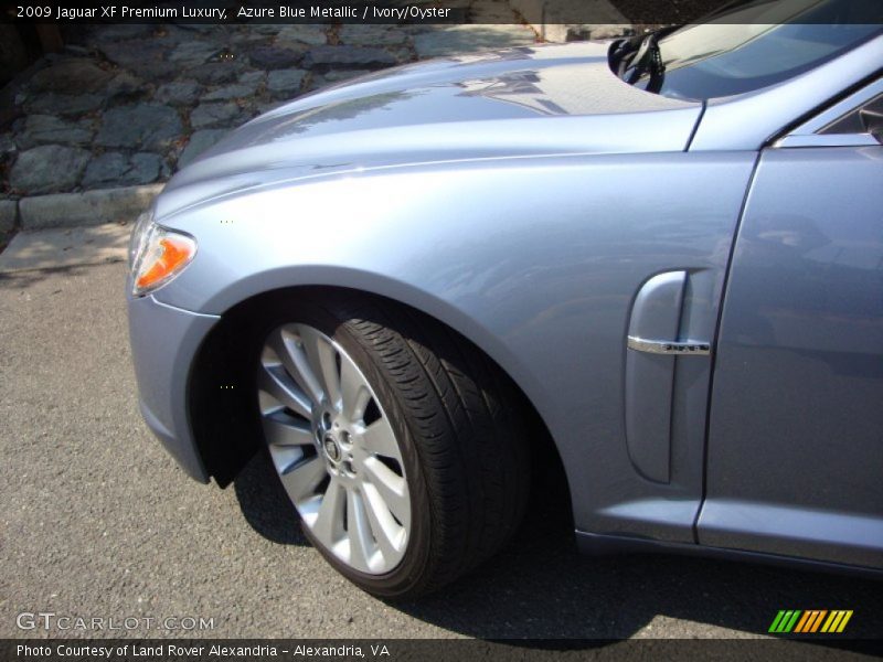 Azure Blue Metallic / Ivory/Oyster 2009 Jaguar XF Premium Luxury
