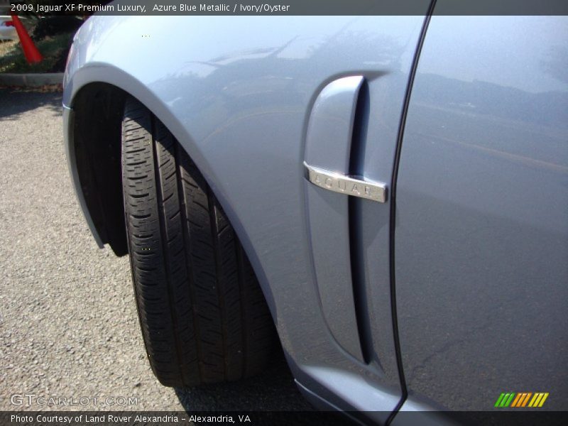 Azure Blue Metallic / Ivory/Oyster 2009 Jaguar XF Premium Luxury