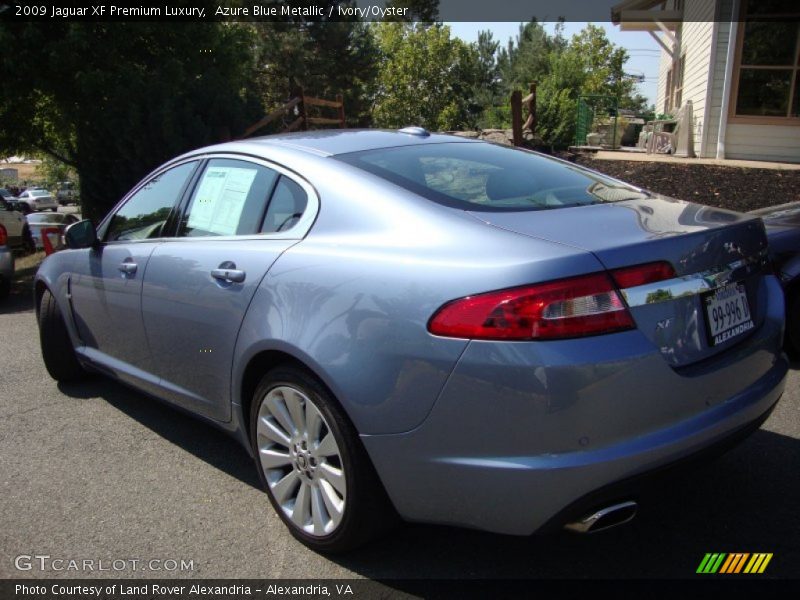 Azure Blue Metallic / Ivory/Oyster 2009 Jaguar XF Premium Luxury