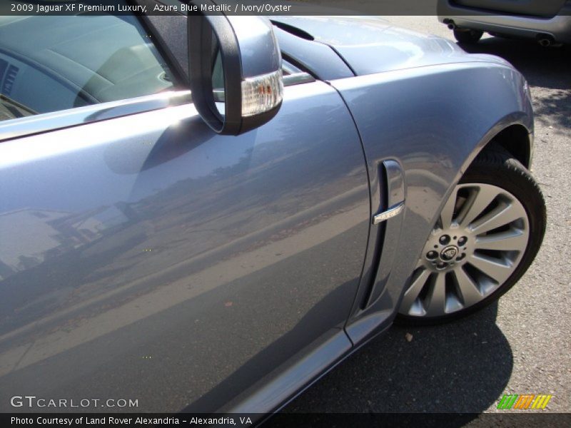 Azure Blue Metallic / Ivory/Oyster 2009 Jaguar XF Premium Luxury