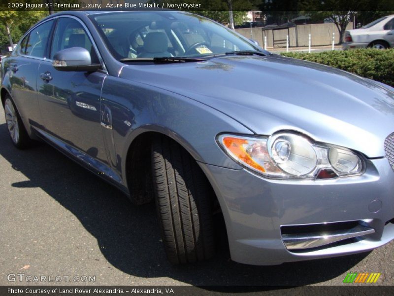 Azure Blue Metallic / Ivory/Oyster 2009 Jaguar XF Premium Luxury