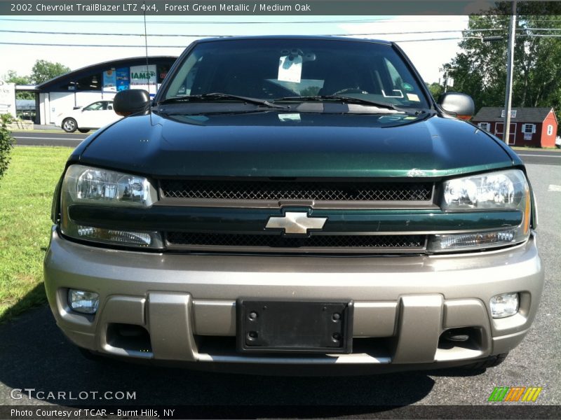 Forest Green Metallic / Medium Oak 2002 Chevrolet TrailBlazer LTZ 4x4