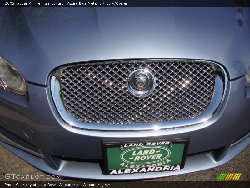 Azure Blue Metallic / Ivory/Oyster 2009 Jaguar XF Premium Luxury