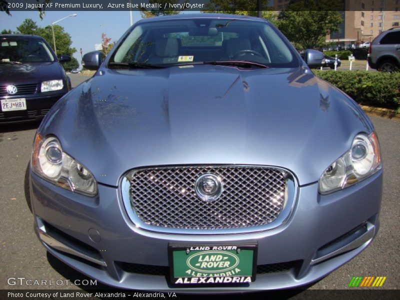 Azure Blue Metallic / Ivory/Oyster 2009 Jaguar XF Premium Luxury