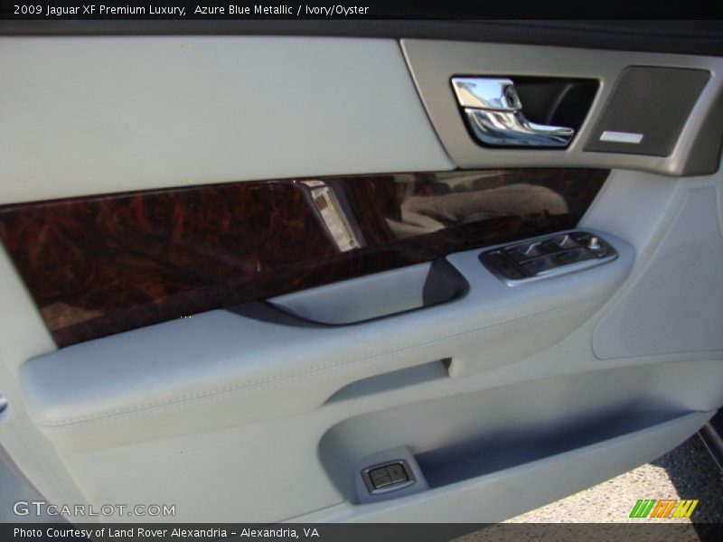 Azure Blue Metallic / Ivory/Oyster 2009 Jaguar XF Premium Luxury