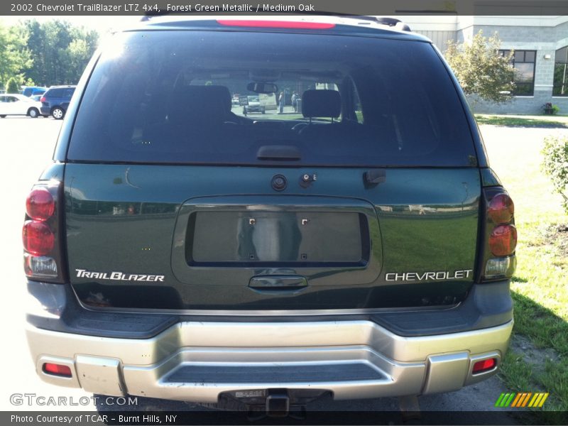 Forest Green Metallic / Medium Oak 2002 Chevrolet TrailBlazer LTZ 4x4