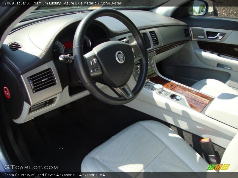 Azure Blue Metallic / Ivory/Oyster 2009 Jaguar XF Premium Luxury
