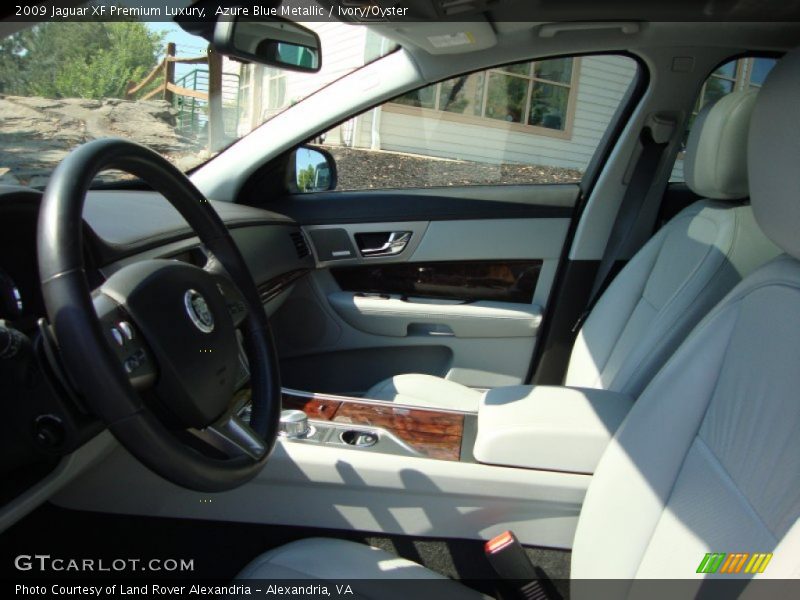 Azure Blue Metallic / Ivory/Oyster 2009 Jaguar XF Premium Luxury