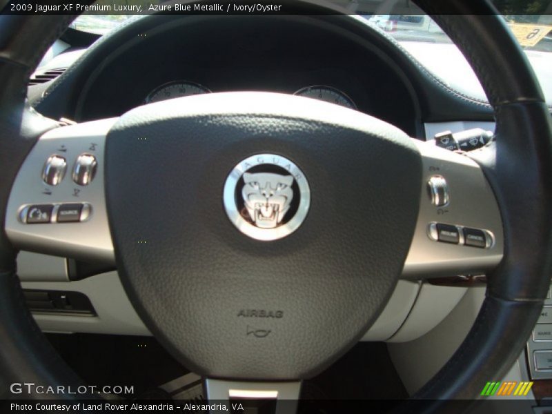Azure Blue Metallic / Ivory/Oyster 2009 Jaguar XF Premium Luxury