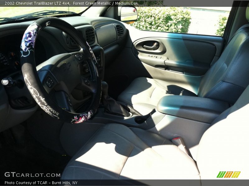 Forest Green Metallic / Medium Oak 2002 Chevrolet TrailBlazer LTZ 4x4