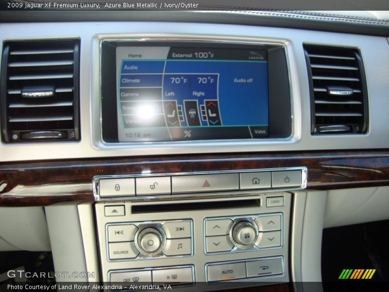 Azure Blue Metallic / Ivory/Oyster 2009 Jaguar XF Premium Luxury