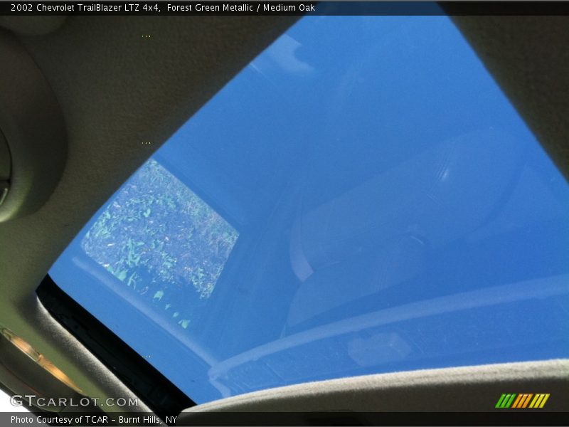 Forest Green Metallic / Medium Oak 2002 Chevrolet TrailBlazer LTZ 4x4