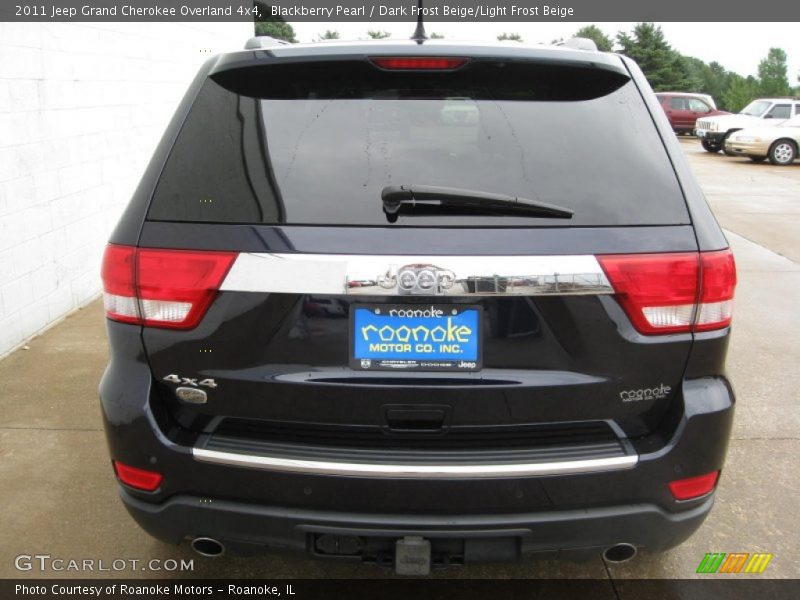 Blackberry Pearl / Dark Frost Beige/Light Frost Beige 2011 Jeep Grand Cherokee Overland 4x4