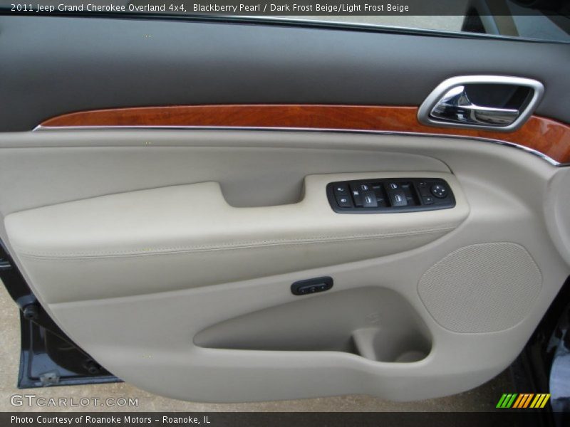 Blackberry Pearl / Dark Frost Beige/Light Frost Beige 2011 Jeep Grand Cherokee Overland 4x4