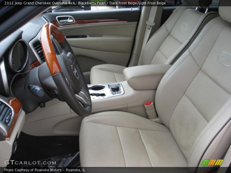 Blackberry Pearl / Dark Frost Beige/Light Frost Beige 2011 Jeep Grand Cherokee Overland 4x4