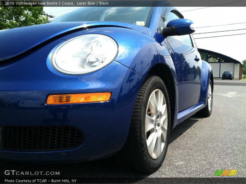 Laser Blue / Black 2008 Volkswagen New Beetle S Coupe