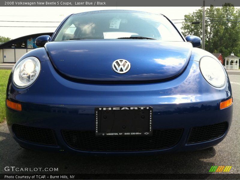 Laser Blue / Black 2008 Volkswagen New Beetle S Coupe