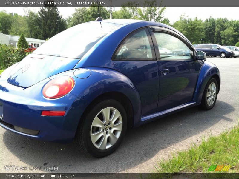 Laser Blue / Black 2008 Volkswagen New Beetle S Coupe