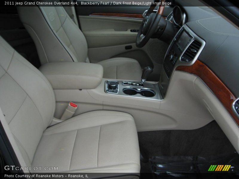 Blackberry Pearl / Dark Frost Beige/Light Frost Beige 2011 Jeep Grand Cherokee Overland 4x4