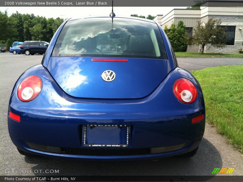 Laser Blue / Black 2008 Volkswagen New Beetle S Coupe