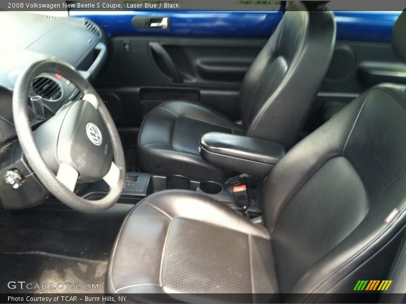 Laser Blue / Black 2008 Volkswagen New Beetle S Coupe