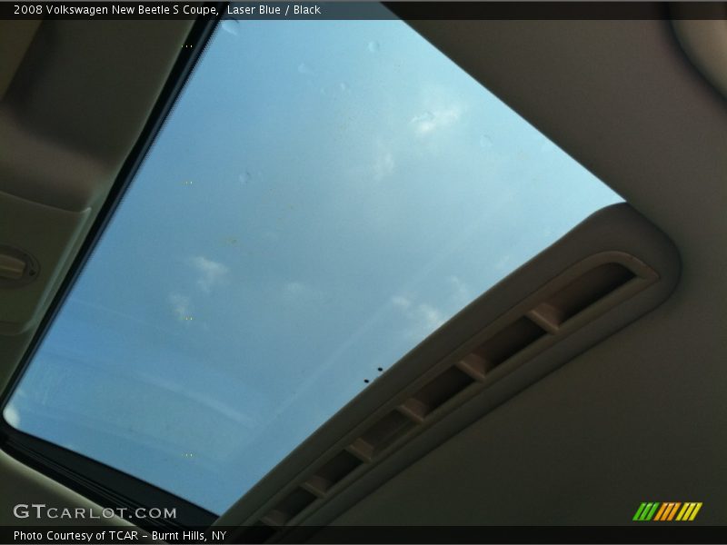 Laser Blue / Black 2008 Volkswagen New Beetle S Coupe