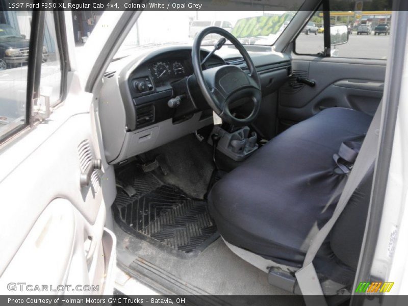  1997 F350 XL Regular Cab 4x4 Opal Grey Interior