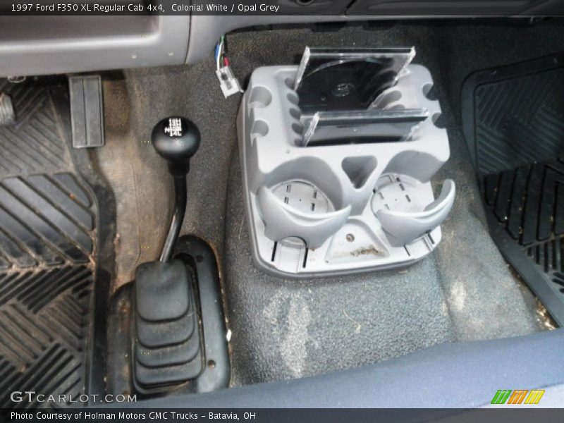 Colonial White / Opal Grey 1997 Ford F350 XL Regular Cab 4x4