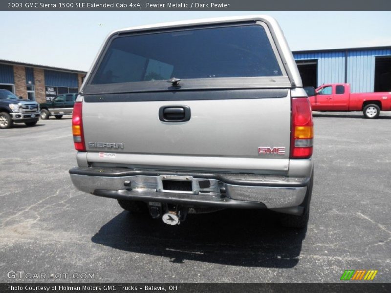 Pewter Metallic / Dark Pewter 2003 GMC Sierra 1500 SLE Extended Cab 4x4