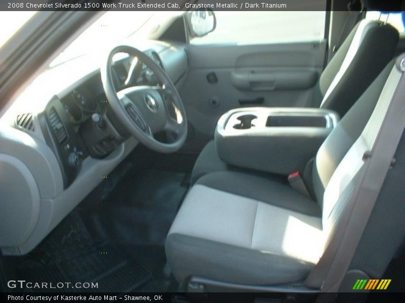 Graystone Metallic / Dark Titanium 2008 Chevrolet Silverado 1500 Work Truck Extended Cab
