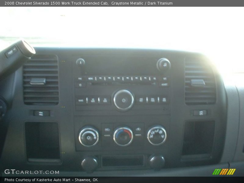 Graystone Metallic / Dark Titanium 2008 Chevrolet Silverado 1500 Work Truck Extended Cab
