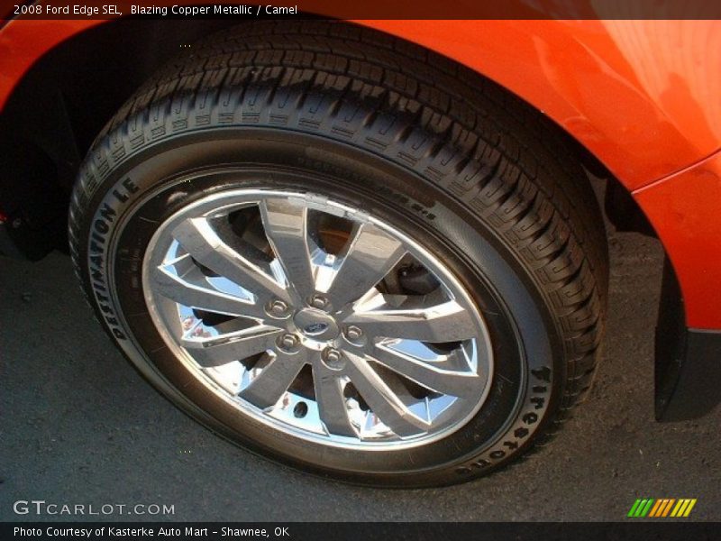 Blazing Copper Metallic / Camel 2008 Ford Edge SEL