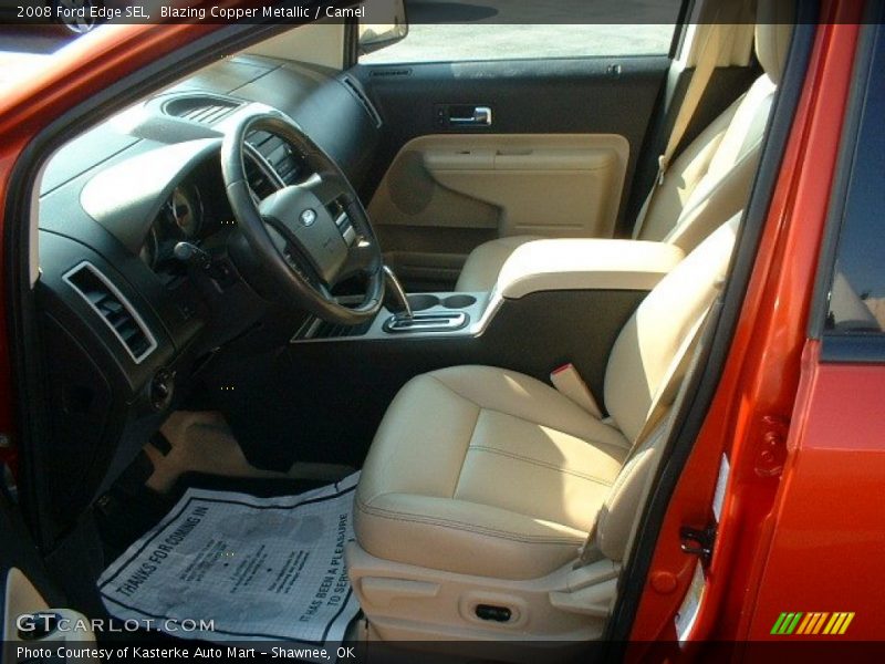 Blazing Copper Metallic / Camel 2008 Ford Edge SEL