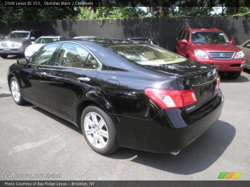 Obsidian Black / Cashmere 2008 Lexus ES 350