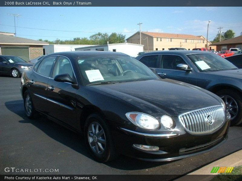 Black Onyx / Titanium 2008 Buick LaCrosse CXL