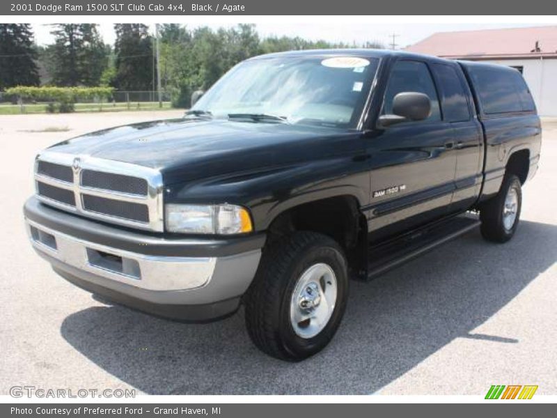 Black / Agate 2001 Dodge Ram 1500 SLT Club Cab 4x4