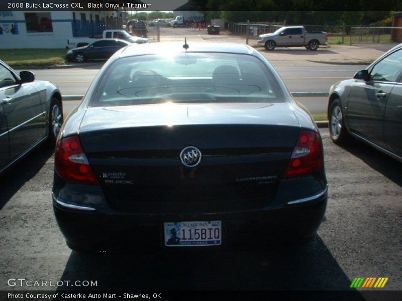 Black Onyx / Titanium 2008 Buick LaCrosse CXL