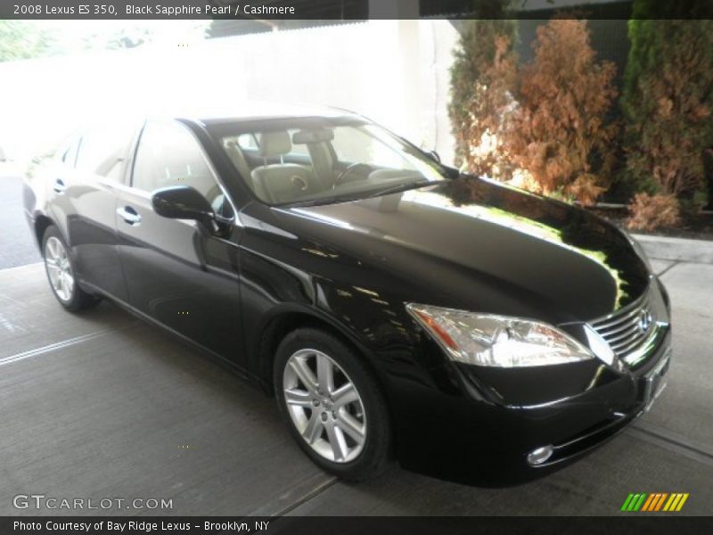 Black Sapphire Pearl / Cashmere 2008 Lexus ES 350
