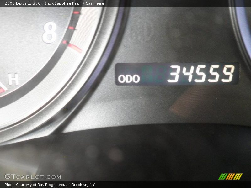 Black Sapphire Pearl / Cashmere 2008 Lexus ES 350