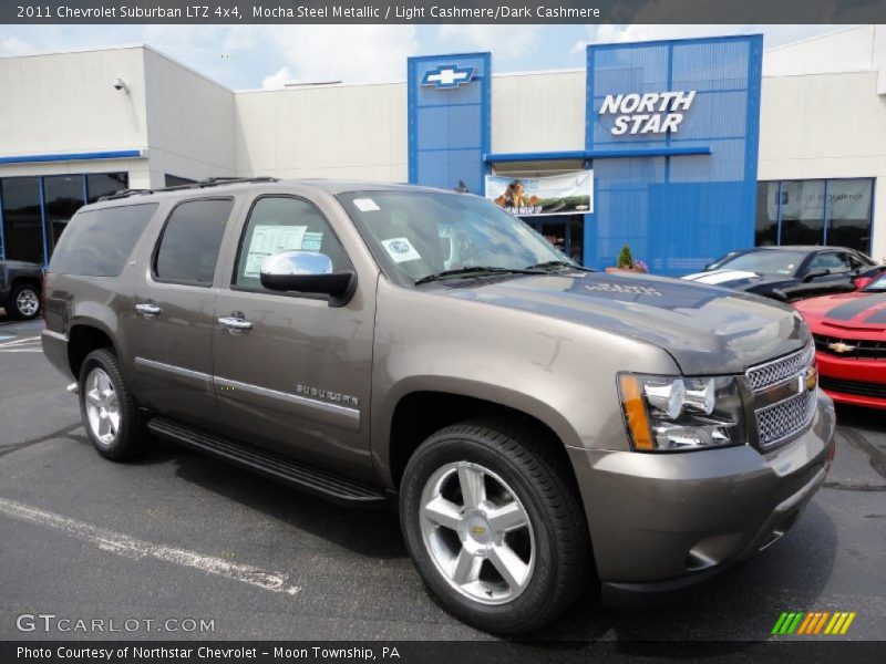 Mocha Steel Metallic / Light Cashmere/Dark Cashmere 2011 Chevrolet Suburban LTZ 4x4