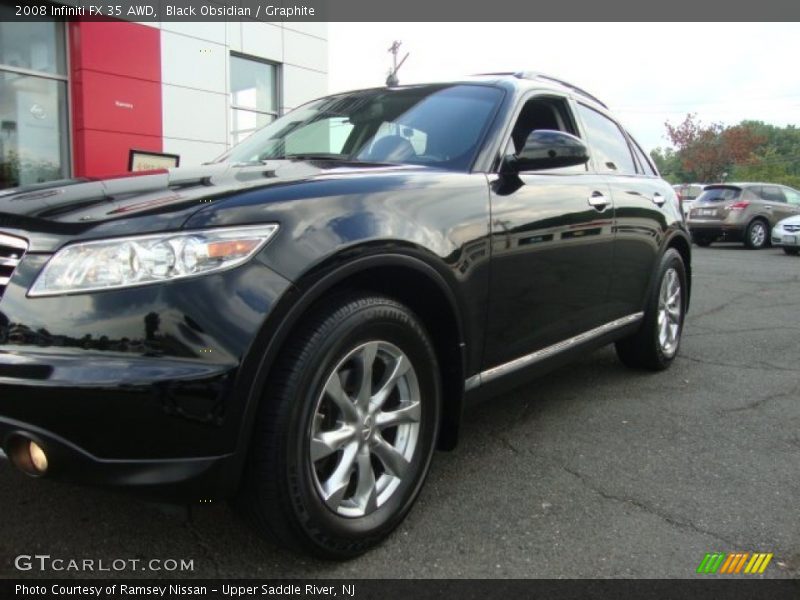 Black Obsidian / Graphite 2008 Infiniti FX 35 AWD
