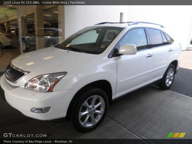 Crystal White Mica / Parchment 2009 Lexus RX 350 AWD