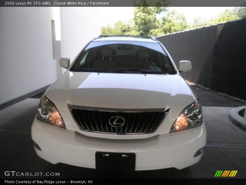 Crystal White Mica / Parchment 2009 Lexus RX 350 AWD
